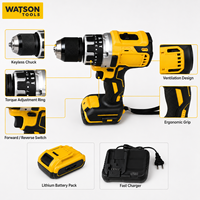 Kit de perceuse sans fil avec 2 batteries, chargeur et manuel pour la vente en gros B2B
