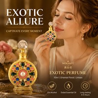 Huile de parfum MORAKOT EXOTIC DUBAI 10ML sans alcool, parfum floral oriental de luxe, flacon bijou, attar longue tenue