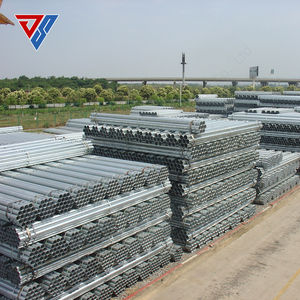 ท่อเหล็กชุบสังกะสีเชื่อมท่อ GI Q195 Q235ท่อเหล็กชุบ SS400 A36จากผู้ผลิต - Product Image 1