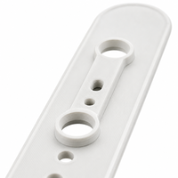 Plaque de protection de loquet de porte blanche imprimée en 3D OEM, accessoire de quincaillerie de porte, pièce de verrouillage, prototype personnalisé
