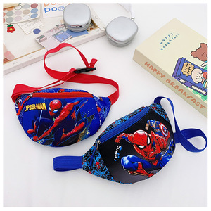 Toptan çocuk Crossbody çanta karikatür kahraman çanta Boy kids 'rahat dikiş tasarım büstü çanta hafif moda göğüs çantası - Product Image 3