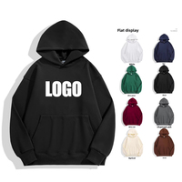 Sudadera de Felpa con Cuello Redondo, 500g, Algodón y Poliéster, con Bolsillo, Corte Holgado, para Hombre y Mujer, con Logotipo Impreso