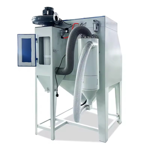 WK-6050 Cabine <span class=keywords><strong>de</strong></span> sablage industriel à sec avec moteur 250W, 380/220V, manuelle, facile à utiliser, nettoyeur haute pression pour métal/rouleaux - Product Image 5