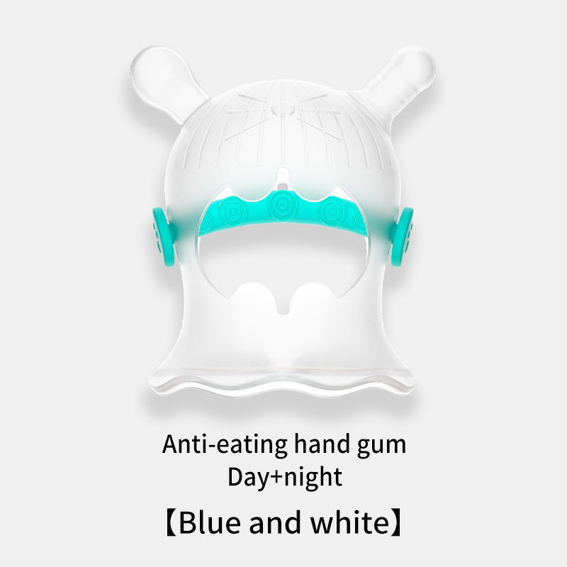 สีขาว-น้ำเงิน