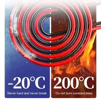 Pena Multimeter Mekanik RP15 1000V 20A Baja Tahan Karat Universal dengan Kabel Silikon Anti-Melar dan Tahan Api