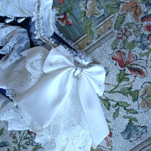 Robe d'été rétro <span class=keywords><strong>Elizabeth</strong></span> Sisi, style <span class=keywords><strong>princesse</strong></span> sexy, longue, en dentelle, à manches courtes, pour mère et fille, 100% coton, printemps 2024 - Product Image 4