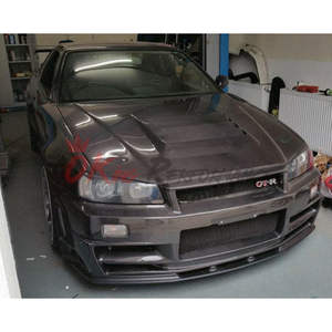<span class=keywords><strong>GTT</strong></span> Convert GTR Nismo Style Kit complet de carrosserie en fibre de carbone partielle pour Nissan R34 <span class=keywords><strong>GTT</strong></span> 1998-2002 - Product Image 3