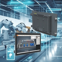 Mini PC Industrial de 15 Pulgadas, Panel PC Integrado con Windows/Android, Computadora de Control IPC con Pantalla Táctil, Origen China