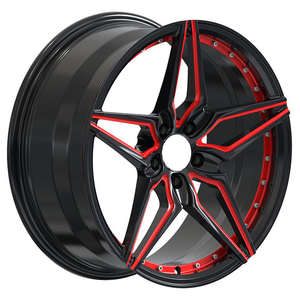 Jantes concaves rouges et noires en 2 pièces, étoile noire et rouge, 17 18 19 20 <span class=keywords><strong>21</strong></span> 22 pouces, pour modèles <span class=keywords><strong>Mercedes</strong></span> Benz Gls450 24 - Product Image 1