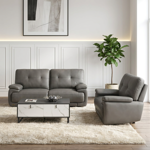 Sillón Reclinable de Oficina Moderno con Marco Estable, Acolchado Confortable, Motor Único, Modo Relajación Ajustable y Portavasos - Product Image 1