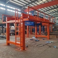 Ligne de production de béton cellulaire léger (CLC) avec commande PLC, machine à blocs automatique non autoclavée, capacité de 20 m³/jour