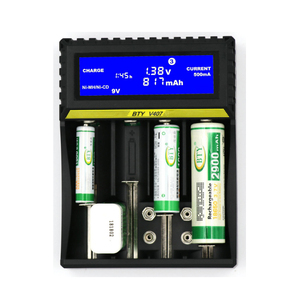 เครื่องชาร์จแบตเตอรี่แบบเร็ว,อุปกรณ์ชาร์จแบตเตอรี่ NiMH Li Ion 26700 <span class=keywords><strong>26650</strong></span> 22650 18650 18500 17670 17500 16340/CR123 14500 10440 6F22/9V - Product Image 4