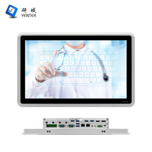 PC industriel embarqué sans ventilateur à écran tactile 4K double écran 15,6 pouces étanche Intel J6412 I3 I5 <span class=keywords><strong>I7</strong></span> 2 Lan 6 RS232 RS485 - Product Image 1