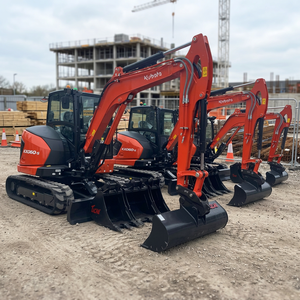 รถขุดขนาดเล็ก Kubota KX060-5 มือสอง พร้อมมอเตอร์ สำหรับงานก่อสร้างในฟาร์ม - Product Image 3