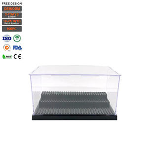 Vitrina Acrílica Moderna y Ecológica de 3 Niveles a Prueba de Polvo con Fácil Montaje para Figuras de Acción y Bloques - Product Image 1