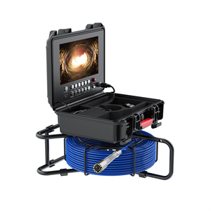 30m Pipe Inspection Camera Dual Lens 360 Rotation 8 Adjustable <b>LED</b> Waterproof Wear-resistant Industrial Drain Check Camera - Product Image 1