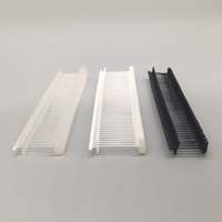 Agrafes de fixation pour pistolet d'étiquetage standard, couleur transparente