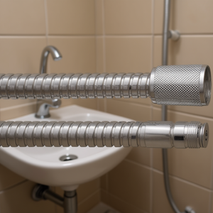 Manguera Flexible de Latón de 150 cm, Doble Cono, Engarzado de un Solo Orificio, Mangueras de Plomería - Product Image 3