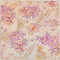 Tissu texturé rayé 100% soie de mûrier de Hangzhou Luo, imprimé Jade Doré, respirant, pour robe printemps-été, Cheongsam, écharpe