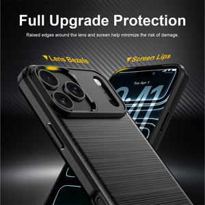Funda Protectora para Teléfono Móvil Honor <span class=keywords><strong>600</strong></span> Pro/X8D/500 Pro, Estilo Ejecutivo, Patrón de <span class=keywords><strong>Fibra</strong></span> de Carbono, TPU Suave, Antigolpes, Disipación de Calor - Product Image 3