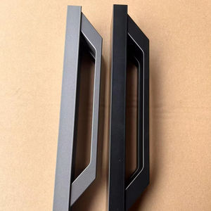 Manija de pared corrediza de vidrio para veranda de jardín de diseño moderno Manija de <span class=keywords><strong>puerta</strong></span> y ventana de <span class=keywords><strong>aluminio</strong></span> para panel de vidrio de 10mm - Product Image 1