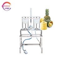 Automatische Ananas Dunschiller Ananas Peeling Coring Snijden Verwerking Scheidingsmachine