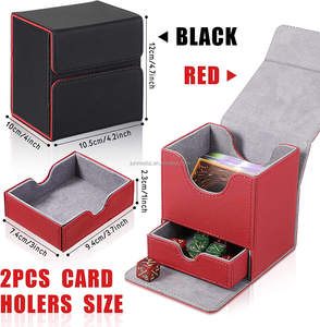 Y Y Support Customization Card Deck Box Custom Trading Card Deck Box High Quality Deck Box Leather Collect Game Cards - Product Image 5