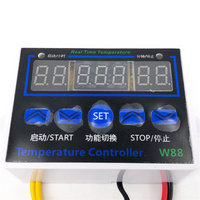 XH-W1411 Thermostat LED régulateur de température numérique AC110-220V DC12V interrupteur thermomètre régulateur de température intelligent W88 W1411