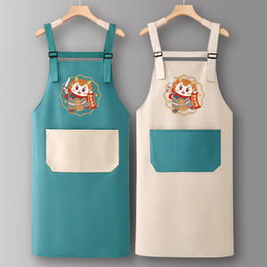 Femmes 2024 nouveau Style occidental adulte cuisine ménage bavoir étanche résistant à l'huile vêtements de travail pour automne hiver dessin animé conception - Product Image 2