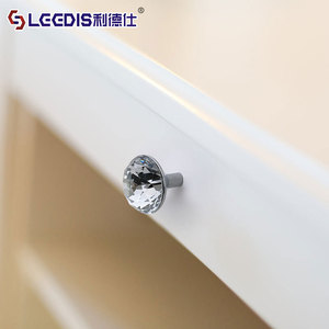 Lcedis European Style Zinc Alloy <b>Cabinet</b> Handle With Crystal Rhinestone Drawer Furniture Hardware - Product Image 2