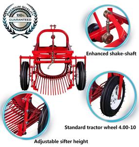 Arracheuse de pommes de terre mini 1 rangée à entraînement par prise de force (PTO) avec boîte de vitesses et engrenages pour utilisation sur tracteur - Product Image 3