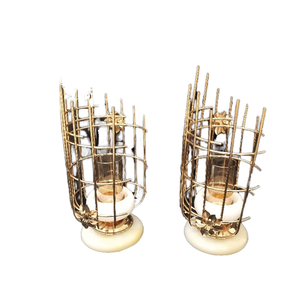 Elegante gabbia per uccelli in ferro dorato con Design rosa Premium Packaging tavolo nuziale centrotavola decorazione - Product Image 1