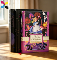 Livre de contes de fées personnalisé à couverture rigide, livres d'histoires pour enfants avec bords pulvérisés, impression couleur sur papier écologique, livre de littérature pour enfants de qualité supérieure