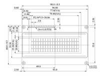 Module d'affichage LCD à caractères COB 20x4, fabrication professionnelle directe d'usine, OEM