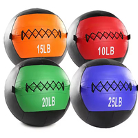 Balón Medicinal de Pared con Peso, Opciones en KG y LB, Costuras Resistentes, para Entrenamiento en Casa, Gimnasio, Ejercicios de Core, Fitness
