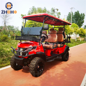 4 Passenger Electric Classic Car / Electric 2 4 Seater Club Buggy With Off-Road Tires And Lithium Battery Electric Golf Cart
