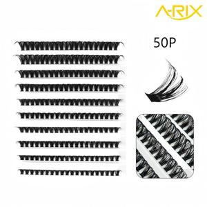 Clusters de cils individuels A-RIX faciles et parfaits, en PBT et fibre, réutilisables, professionnels, de haute qualité, 50/60P, personnalisables - Product Image 2