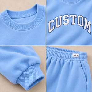 <span class=keywords><strong>Felpa</strong></span> Oversize da Donna <span class=keywords><strong>con</strong></span> Collo Tondo <span class=keywords><strong>in</strong></span> Pile, Pullover <span class=keywords><strong>in</strong></span> Maglia Lavata Stampata e Ricamata, Traspirante <span class=keywords><strong>in</strong></span> Cotone, Personalizzabile <span class=keywords><strong>con</strong></span> Lettere Varsity - Product Image 4