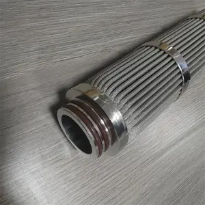 Stainless steel corrugated oil melt filter element 300373 01.NL630.25G.30.E.P 01NL.630.25G.30.E.P 01.NL 630.25G.30.E.P