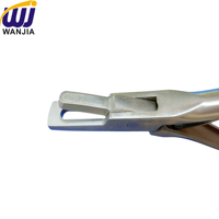 Pince à marquer les oreilles de porcs en acier inoxydable durable, outil professionnel de marquage des oreilles de porcelets WAN JIA, vétérinaire pour l'élevage