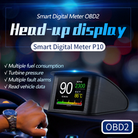 WiiYii P10 OBD2 HUD para Auto con Pantalla LCD Panorámica, Indicador de Velocidad y Consumo de Combustible, 2 Años de Garantía - Garantía de Seguridad