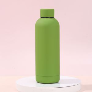 Small Mouth Stainless Steel Vacuum <b>Thermos</b> <b>Bottle</b> Large Capacity Outdoor Sports Insulated Cold Drink Water Cup - Product Image 5
