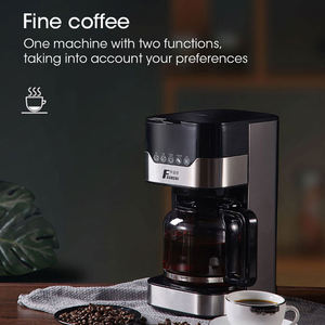 Machine à café automatique <span class=keywords><strong>2</strong></span> <span class=keywords><strong>en</strong></span> <span class=keywords><strong>1</strong></span>, 220V, 800W, <span class=keywords><strong>1</strong></span>,5l, infuseur à vapeur, cafetière américaine, théière pour la maison <span class=keywords><strong>et</strong></span> le bureau - Product Image 5