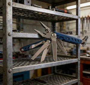 Cuchillo Multifuncional con Abrebotellas, Sierra, Destornilladores, Lima para Uñas, Rompeventanas para Campismo, Supervivencia y Senderismo al Aire Libre - Product Image 3