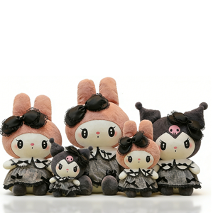 Figura de Peluche de Anime Kuromied Melodyed de 40-100CM, Derivados de Animación, con Lazo, Adorable Juguete de Peluche de Sanrio - Product Image 1