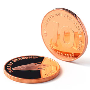 Moeda Comemorativa de Cobre Personalizada de Fábrica, 1oz, com Relevo 3D Alto e Gravação em Cobre, para Coleção - Product Image 3