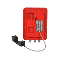 Teléfono Robusto Anticorrosión para Fábrica, Llamadas de Emergencia, Teléfono Industrial a Prueba de Agua, Teléfono a Prueba de Explosiones