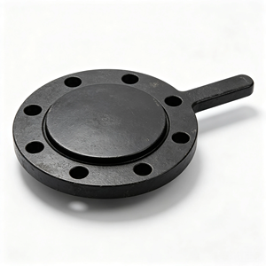 Stainless Steel Paddle Straight Handle Vacuum Custom <b>Blind</b> Flange Industrial Pipeline System with Wire EDM & CNC Machining - Product Image 2