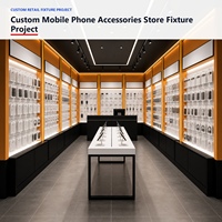 Exhibidor de Accesorios para Teléfonos Móviles Personalizado con LED para Tiendas de Celulares, Fabricante de Accesorios Completos para Tiendas OEM ODM