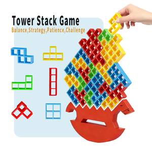 <span class=keywords><strong>Jeu</strong></span> de blocs empilables interactifs éducatifs en ABS pour enfants - Présentoir attrayant pour librairie/café - Product Image 3